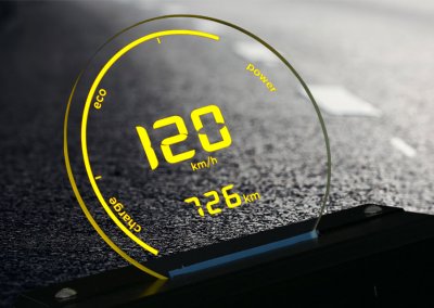 Head up Display Écran transparent – véhicules industriels