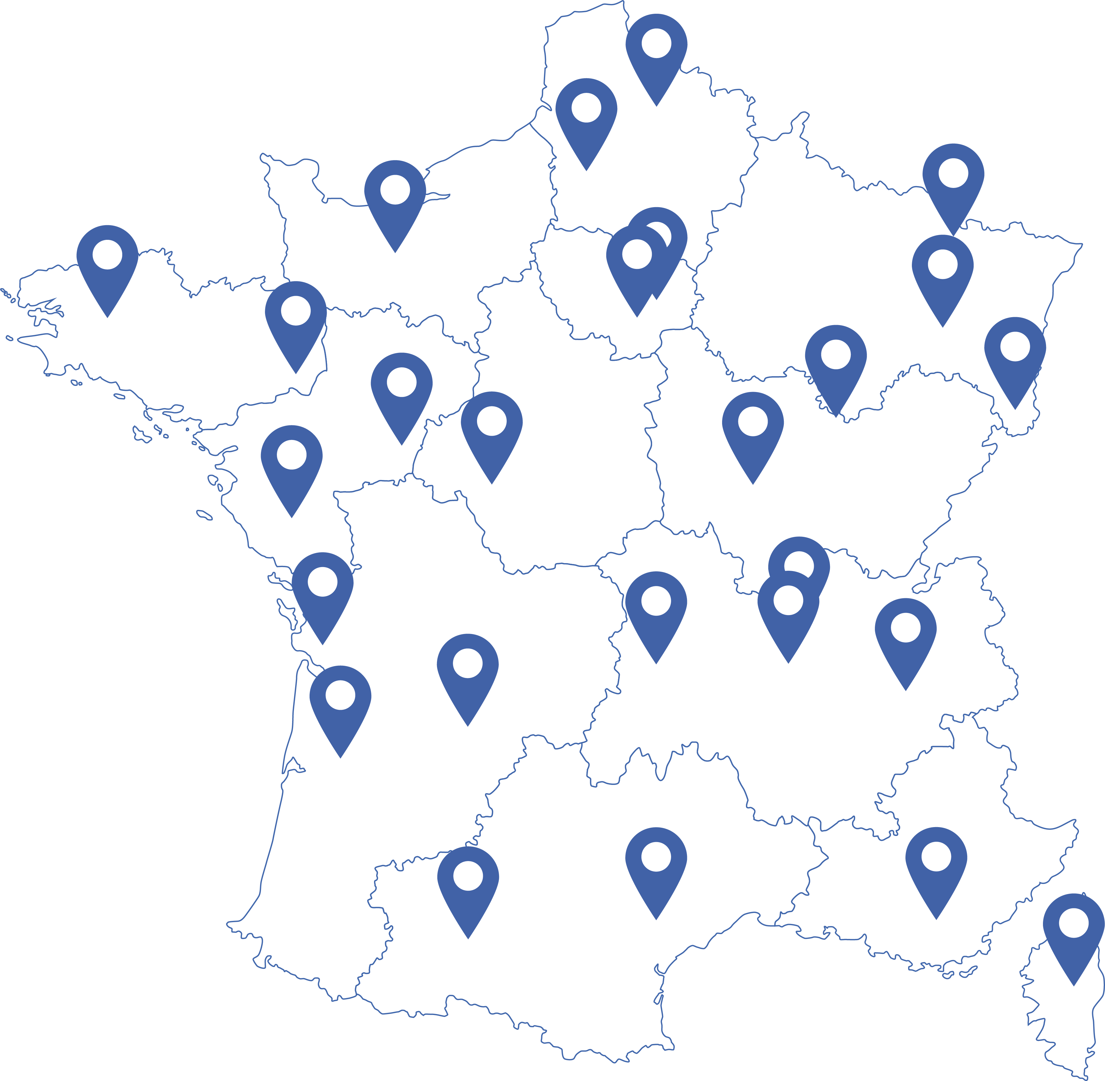 carte France installateurs efa 2024