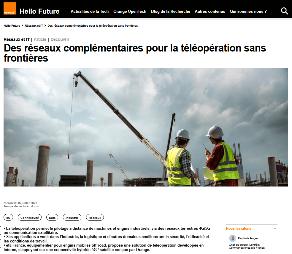 efa-orange-article-téléopération-sans-frontières