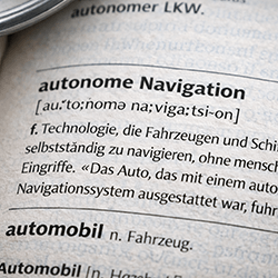 Wörterbuch zum Thema Bildverarbeitung und autonome Navigation