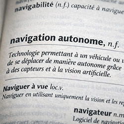 Dico de la vision et de la navigation autonome